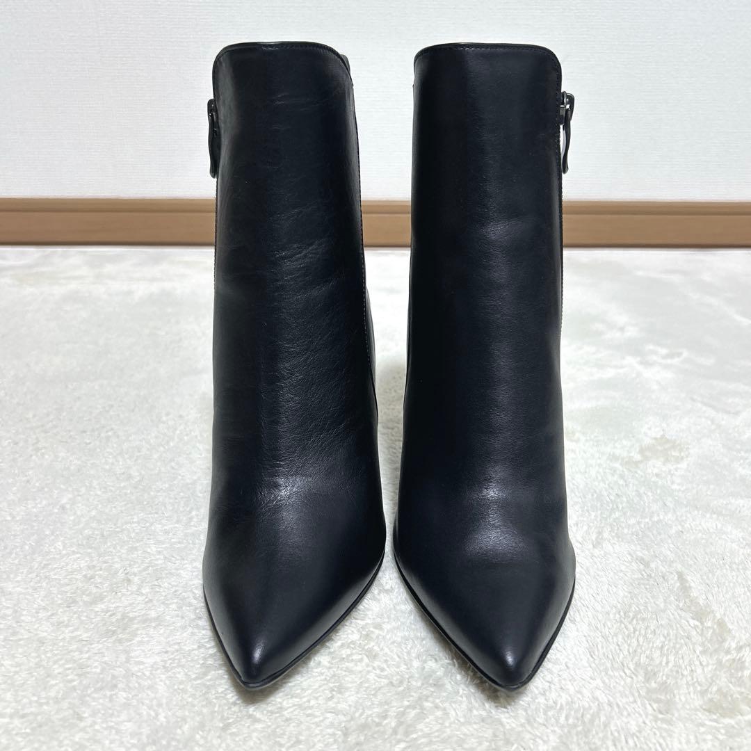 ✨試着のみ✨ DIANA ショートブーツ ポインテッドトゥ レザー 22.5