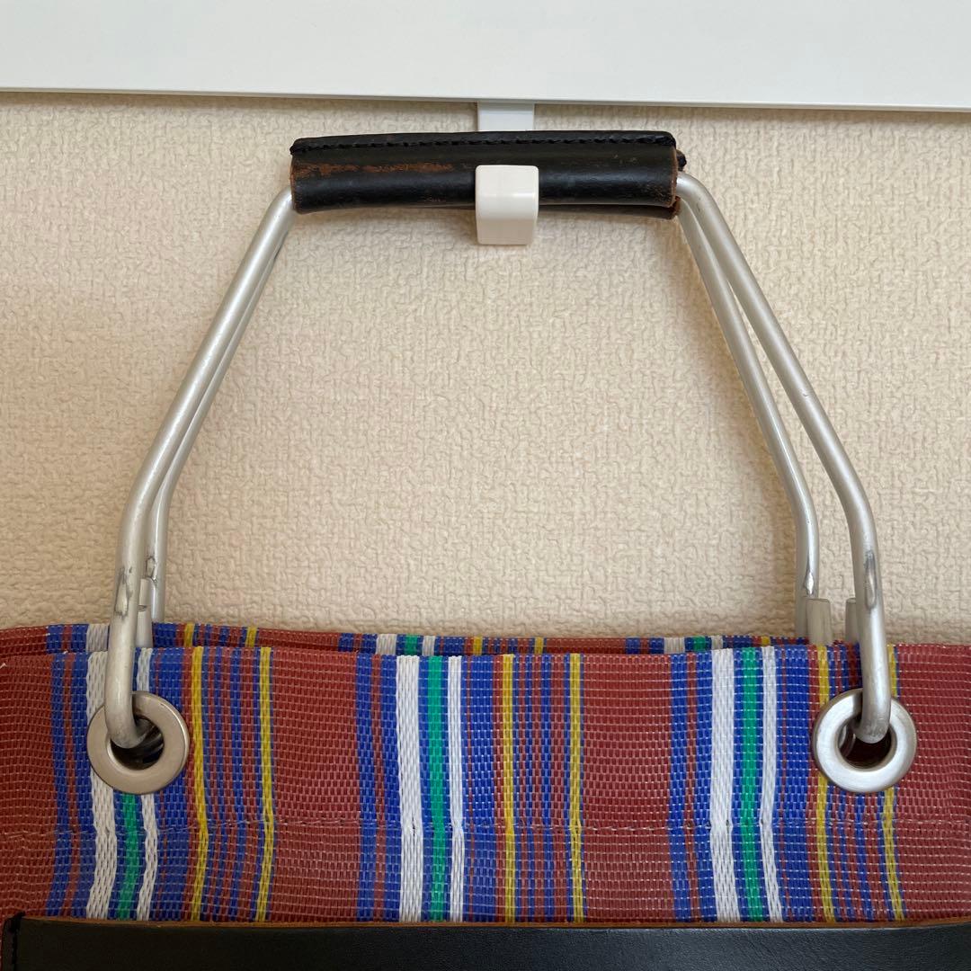 MARNI MARKET STRIPE BAG ブラウン