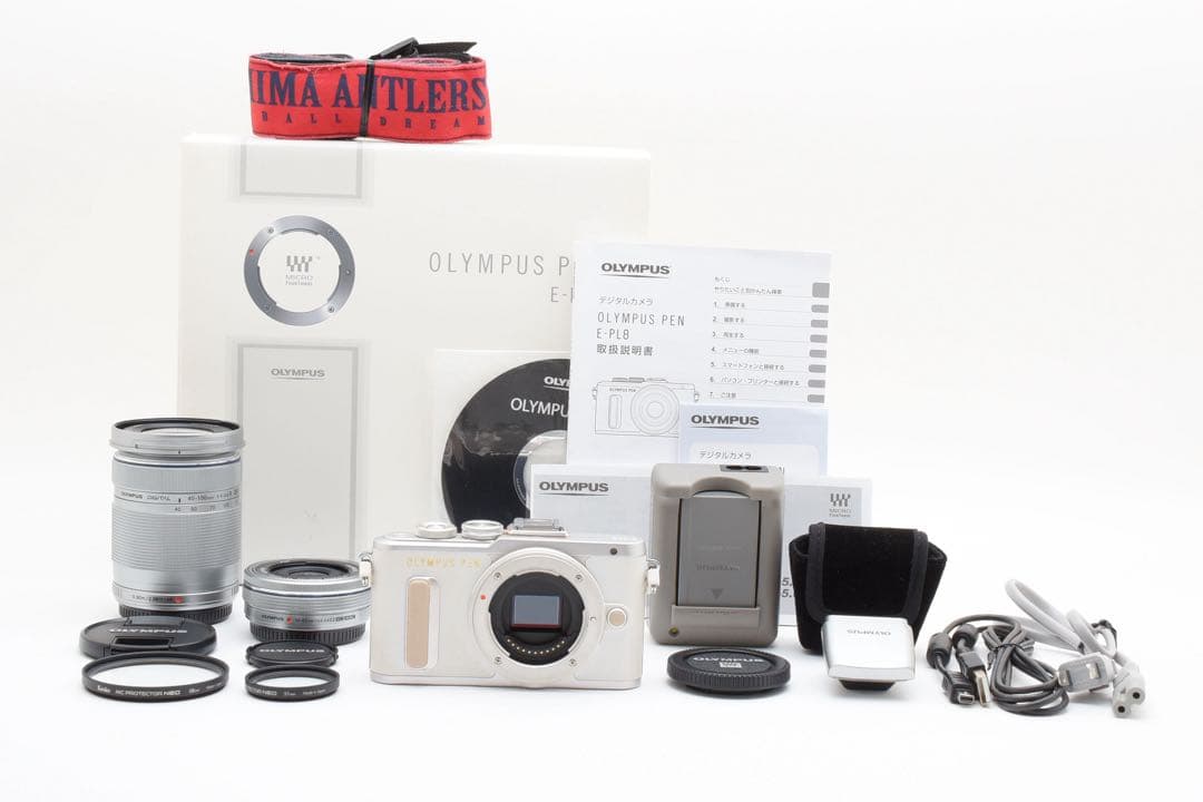 【美品】オリンパス OLYMPUS PEN E-PL8 ダブルズームキット
