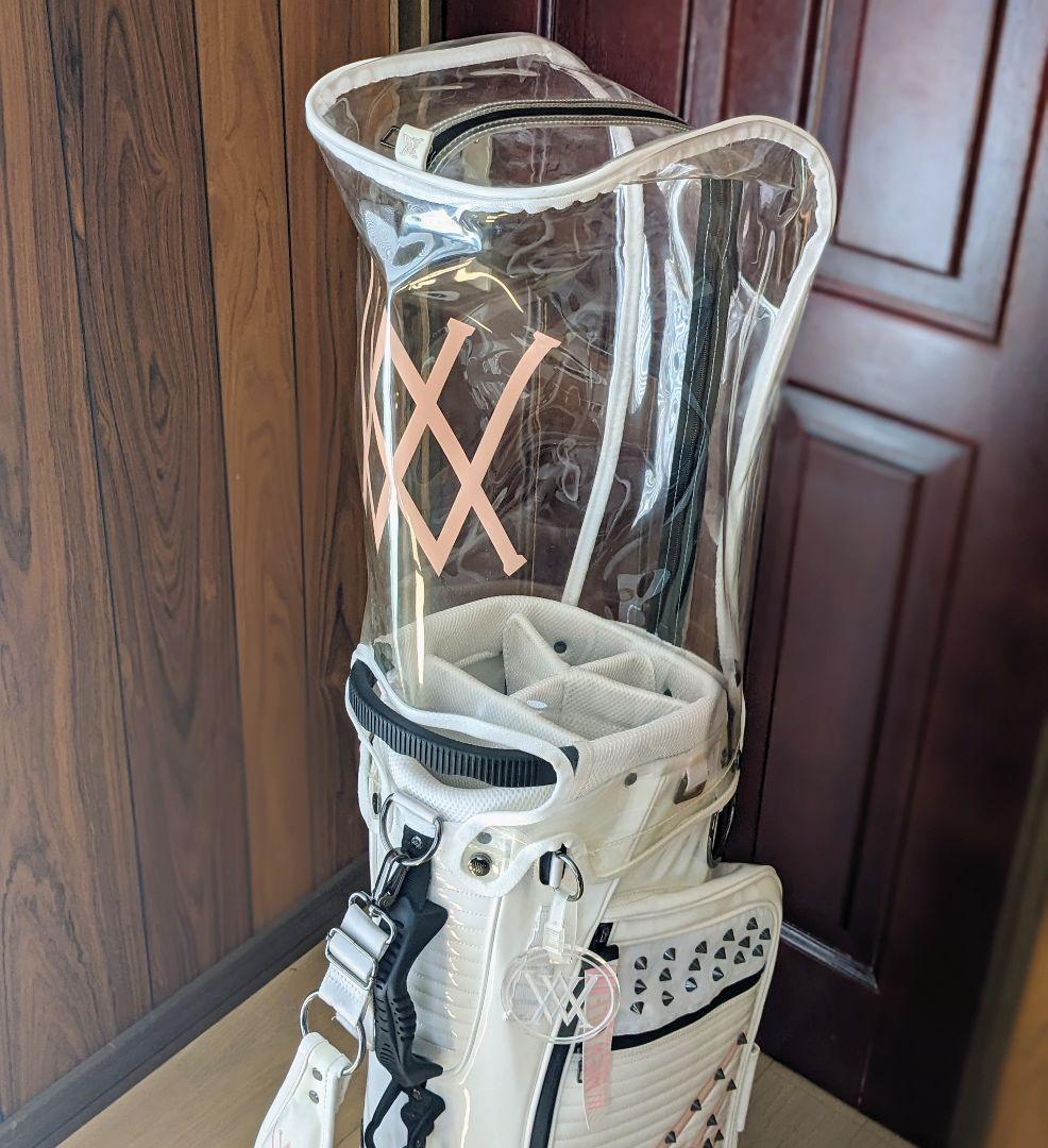 ANEW （美品）⭐️ スタンドキャディバッグ　透明カバー、ベルト未使用