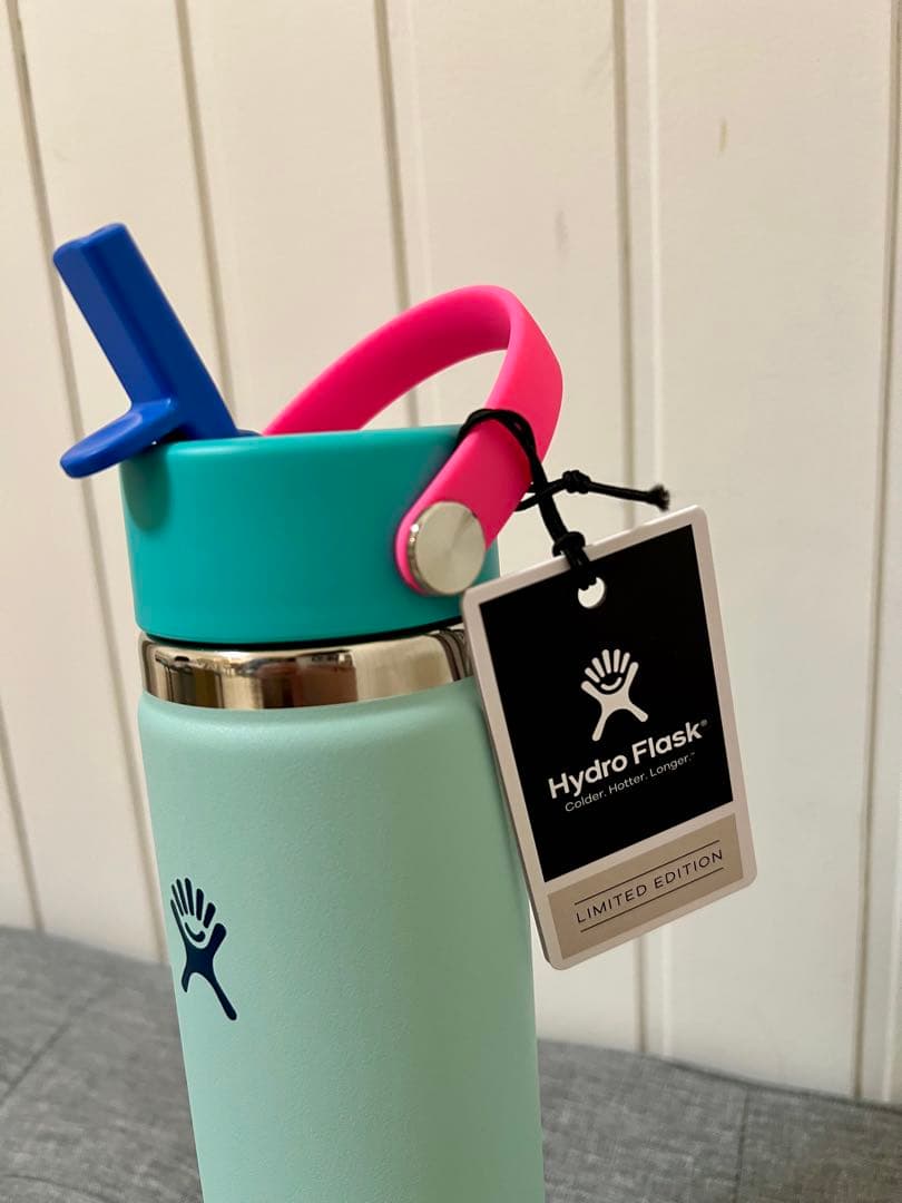 限定品 ハイドロフラスク 24oz Polar Plunge ストロー付水筒