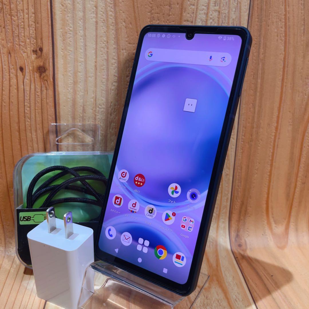 美品 SIMフリー 本体 AQUOS sense8 128 GB 388 ブルー