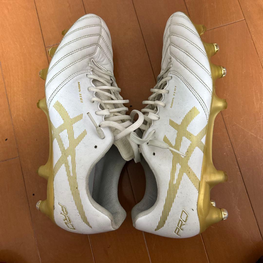 早い者勝ち！　アシックスエックスフライプロ　SG 白金モデル 翌日発送