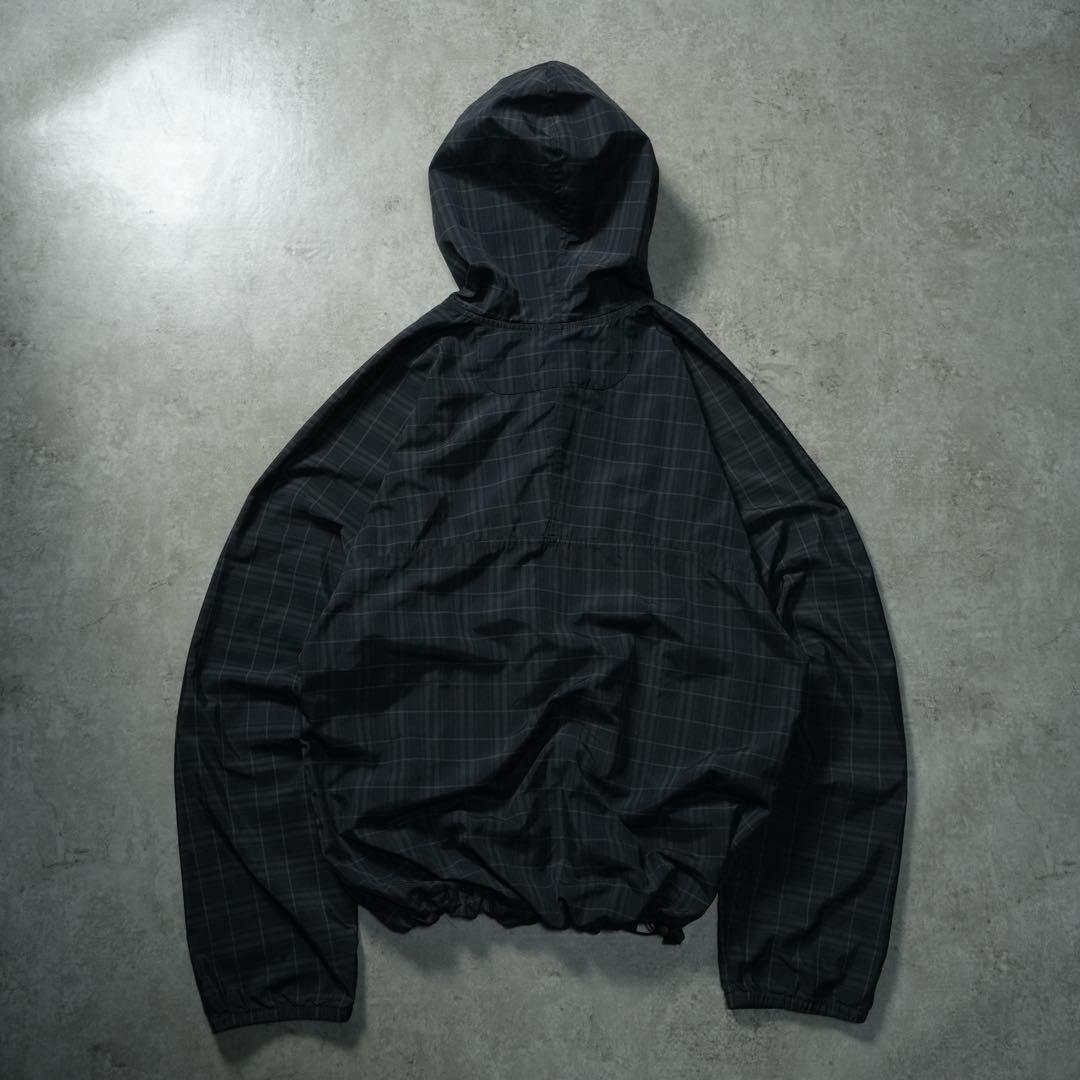 y2k Patagonia チェック柄 フードナイロンジャケット テック系