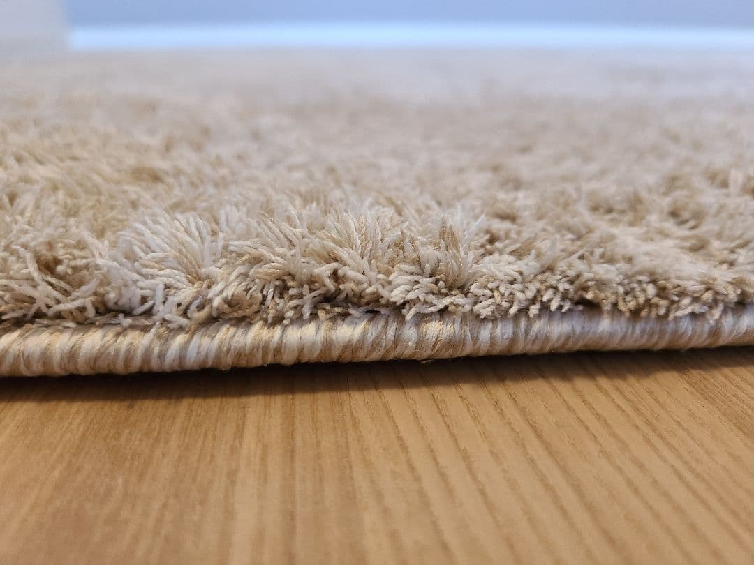 ジャギーラグ ベージュ 160cm×230cm