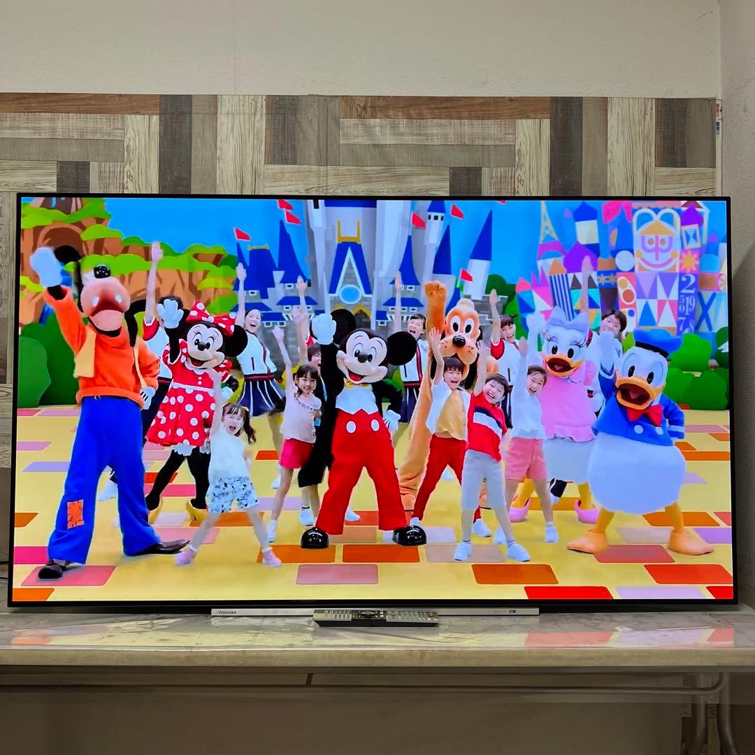 全国送料込❣️東芝REGZA65型BS/CS4K内蔵有機ELテレビネット動画多数
