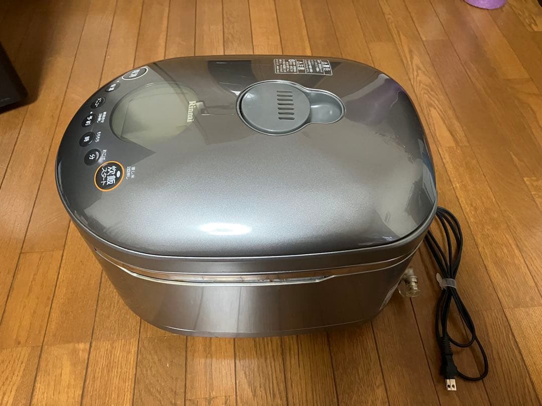 Rinnai ガス炊飯器／直火の匠(LPガス)取扱説明書付き