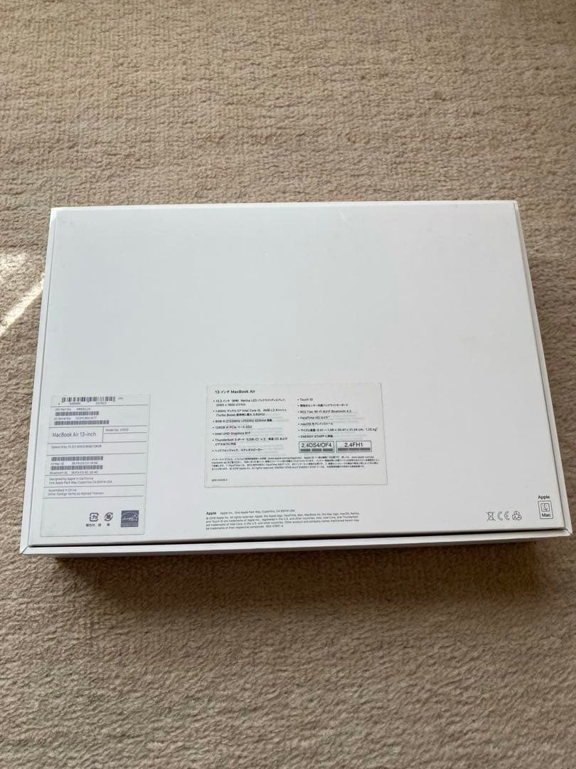 MacBook Air (Retina,13インチ,2018)/MRE82J/A