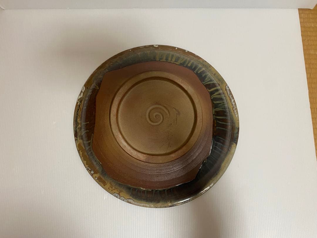 小岱焼 小代焼 岱平 大皿 皿陶芸 美術 約44cm