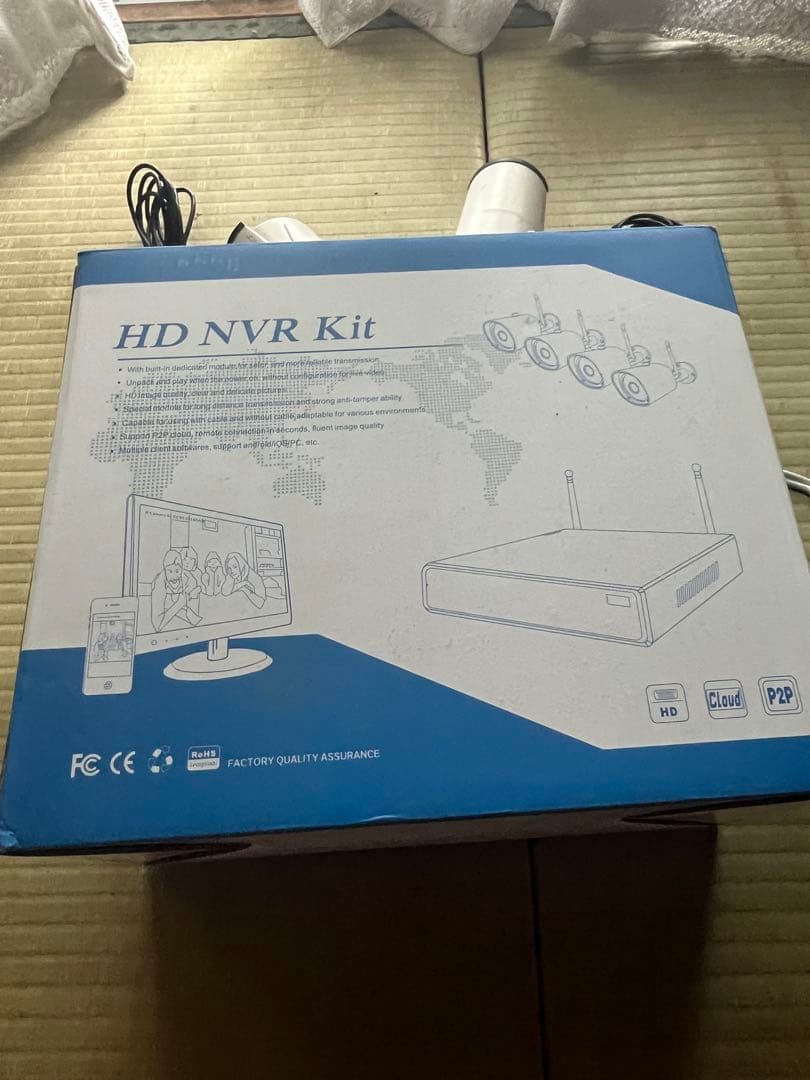 全て備わってすぐ使える監視カメラ【HDDハードディスク6TB付き！！！】