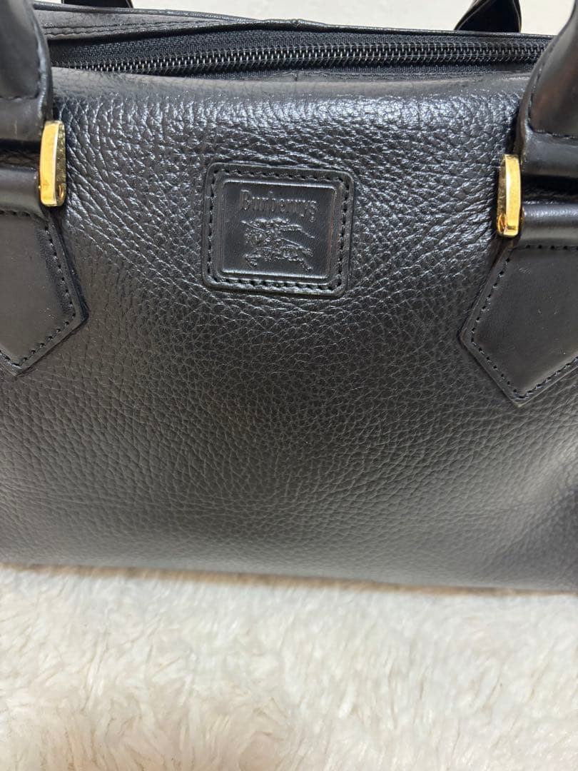 BURBERRY バーバリー バーバリーズ　ハンドバッグ ブラック　ヴィンテージ