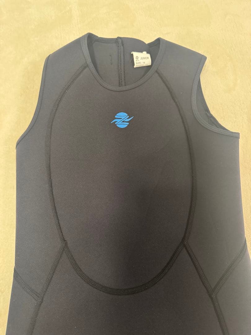 ZEAK 子供用ウェットスーツ タッパーロングジョンセット売り 14号