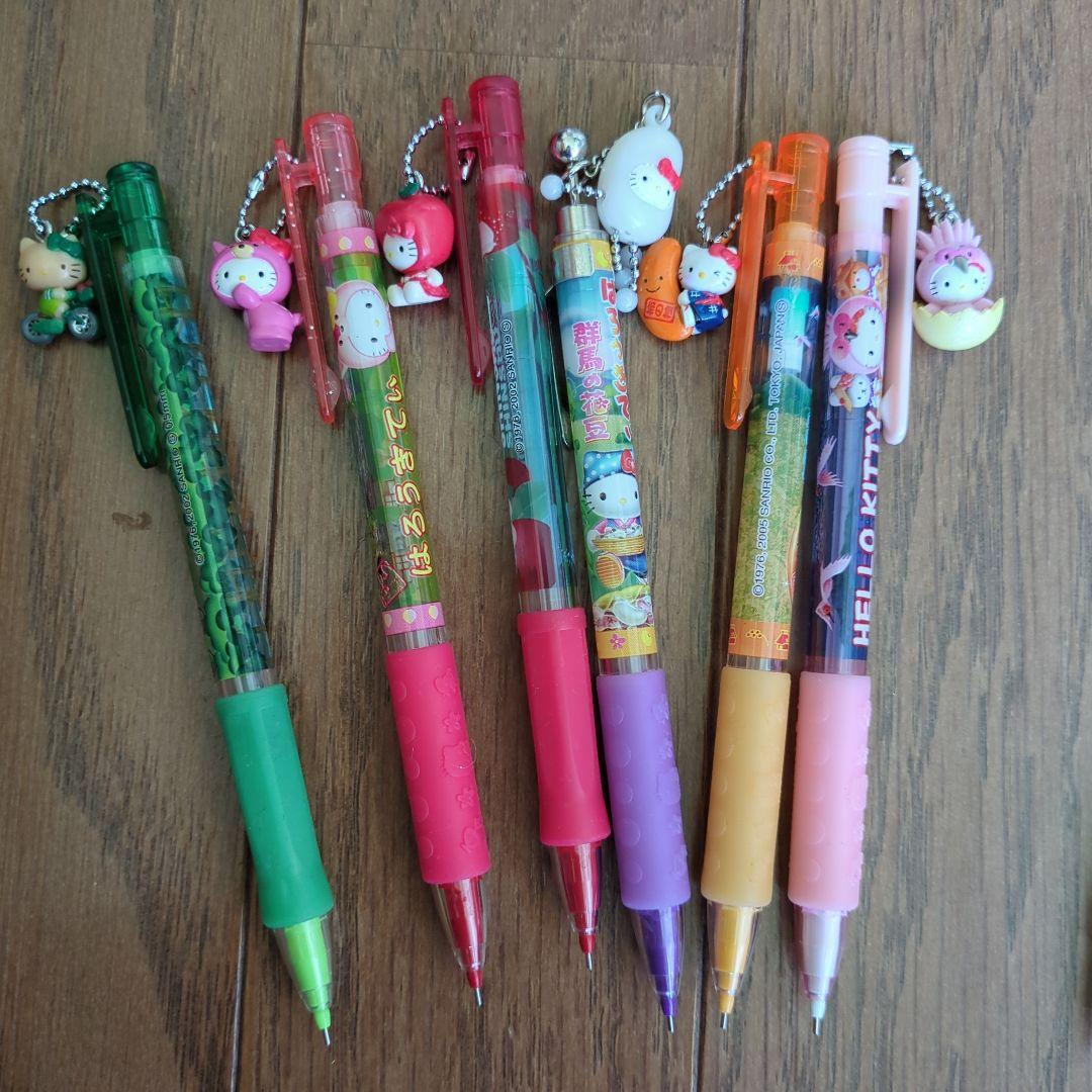 ご当地キティ　ハローキティ シャープペンシル　１０本セット　平成レトロ
