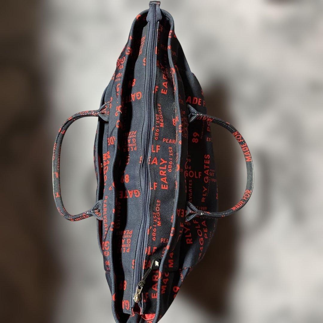 PEARLY GATES ゴルフロッカーバッグ ネイビー/レッド