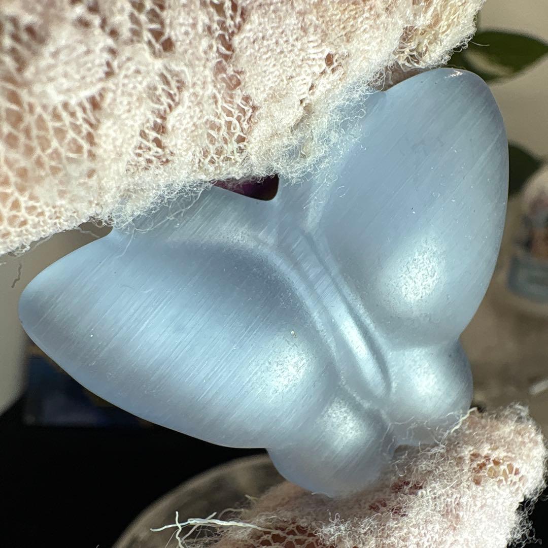 パープルセレナイト蝶々♡♡No.2195