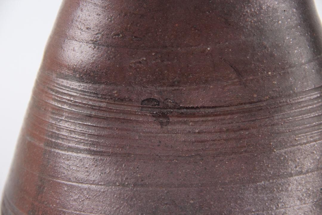 備前焼 人物細工徳利 酒器 花器 飾り壺　吉銘有り花器　花入　 ED11-29