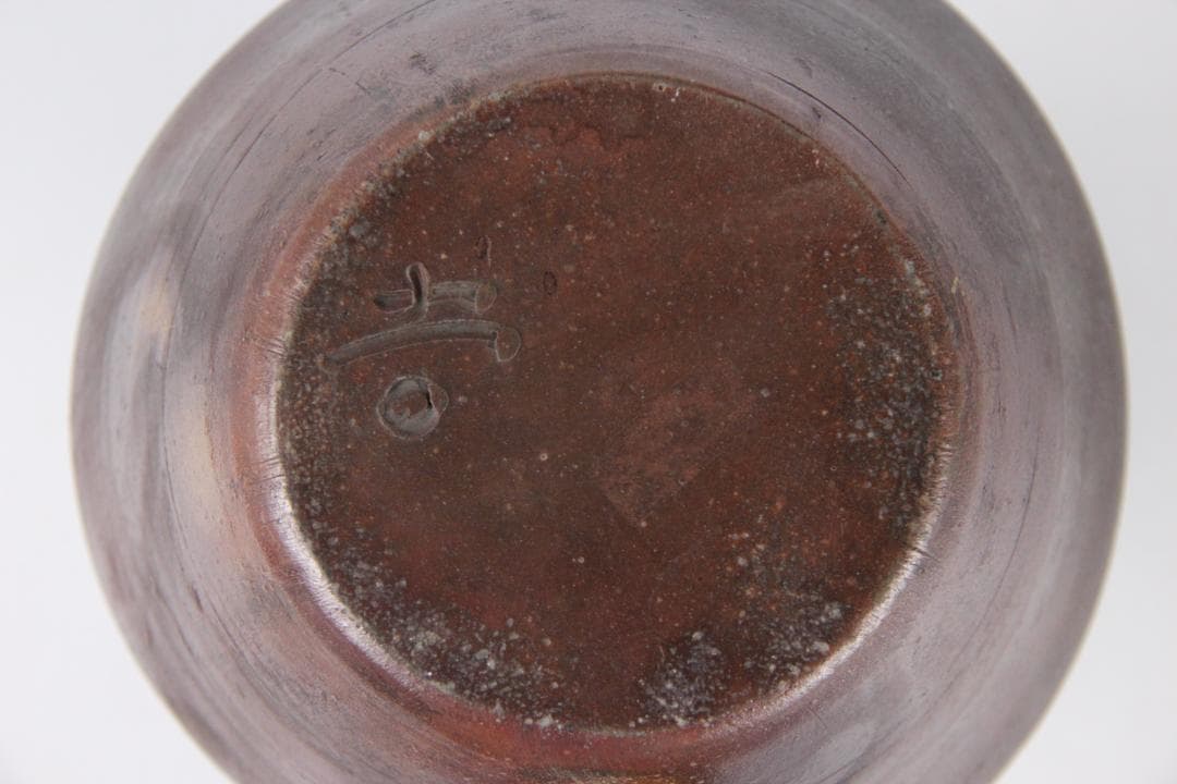 備前焼 人物細工徳利 酒器 花器 飾り壺　吉銘有り花器　花入　 ED11-29