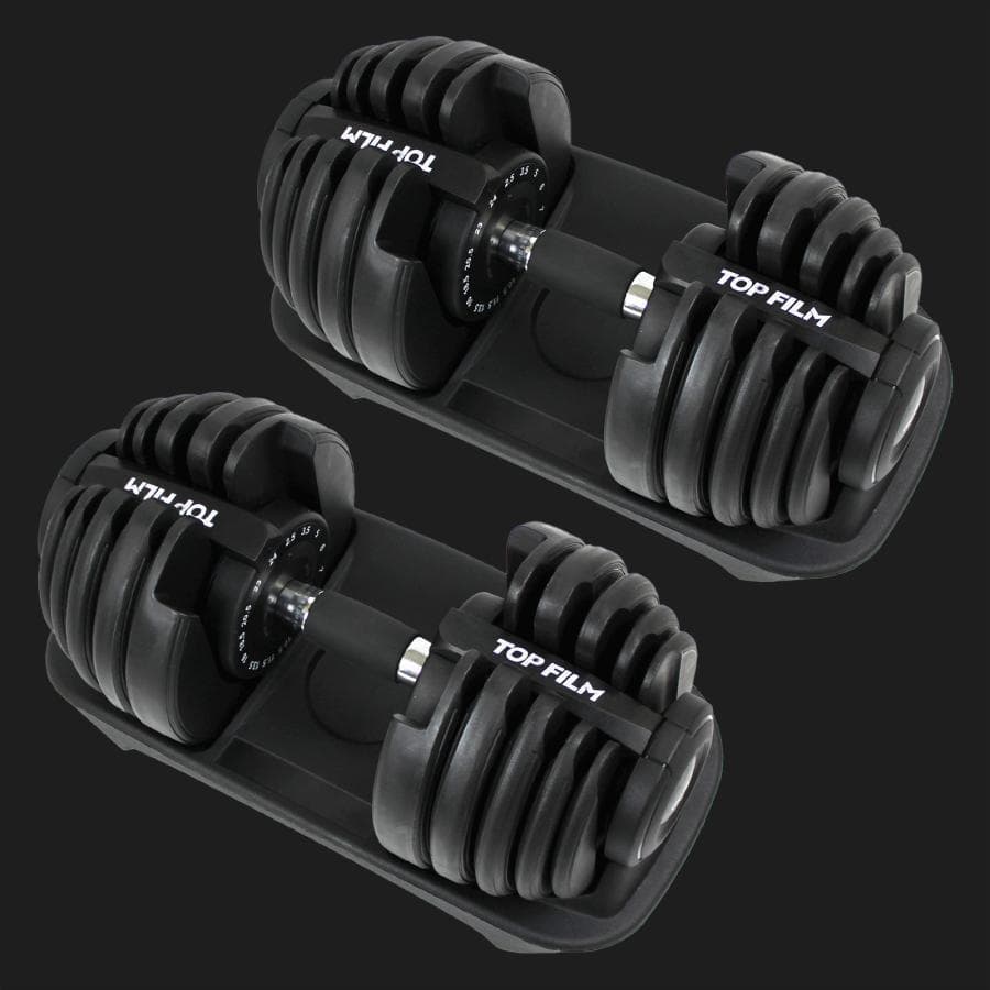 2663新品＊ダンベル 可変式 24kg2個セット アジャスタブル 15段階調節