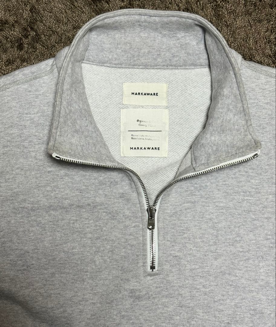 k*o様 MARKAWARE　23AW　ハーフジップ　プルオーバー　スウェット