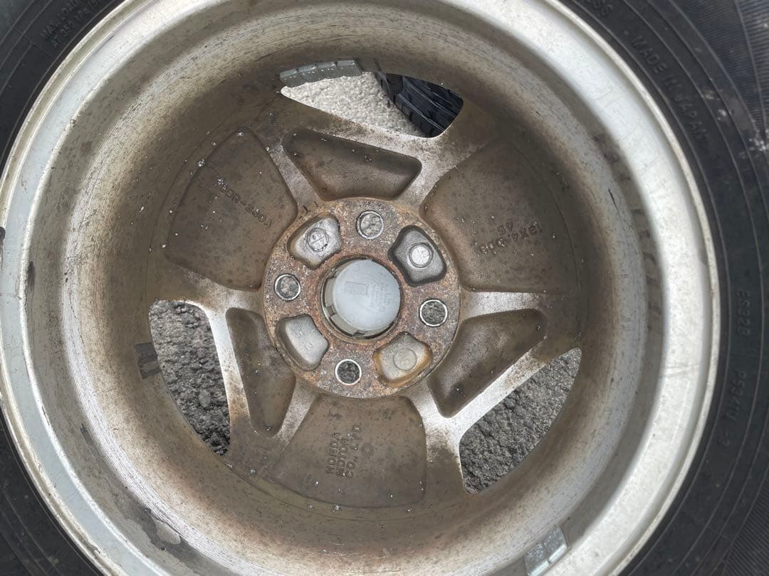 値下げ ホンダ HM2バモス純正ホイール タイヤ付き 4本セット 引き取り大歓迎