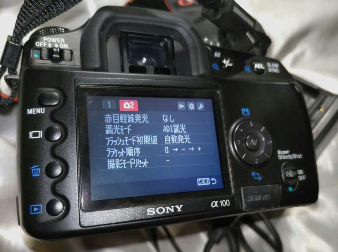 SONY製レンズ α100 アルファ CCD デジタル一眼レフカメラ
