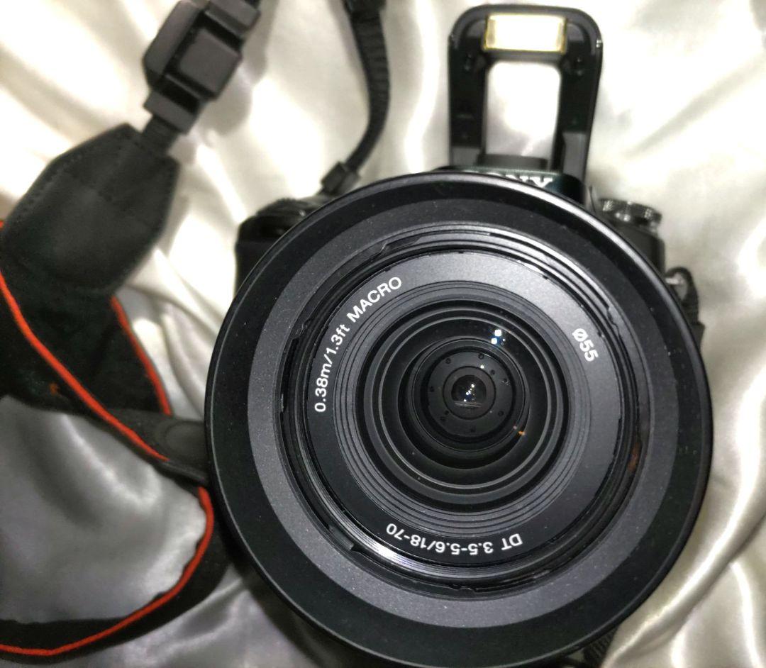 SONY製レンズ α100 アルファ CCD デジタル一眼レフカメラ