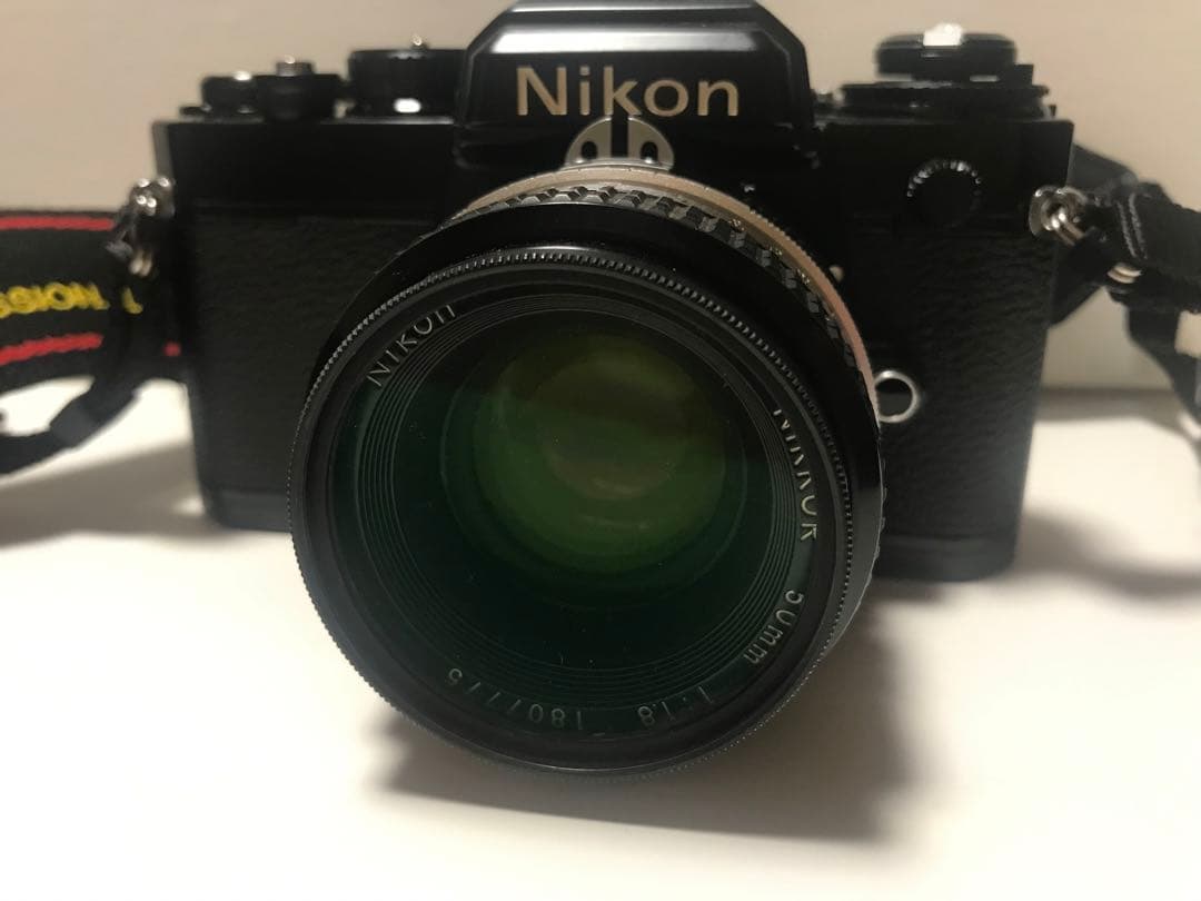Nikon FE Black ボディ レンズ ストラップ セット