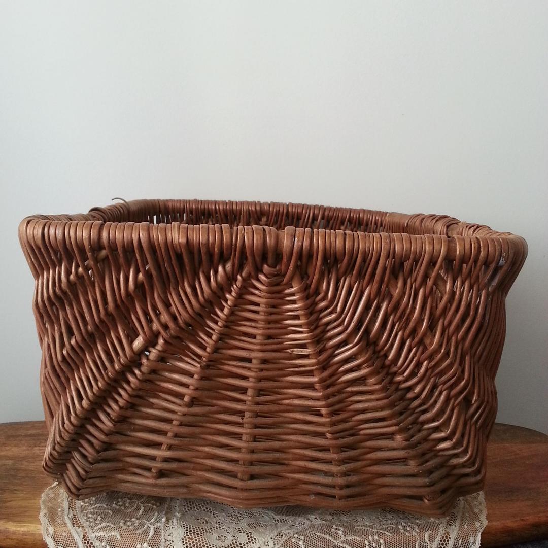パニエ 籠 バスケット フランス アンティーク かご