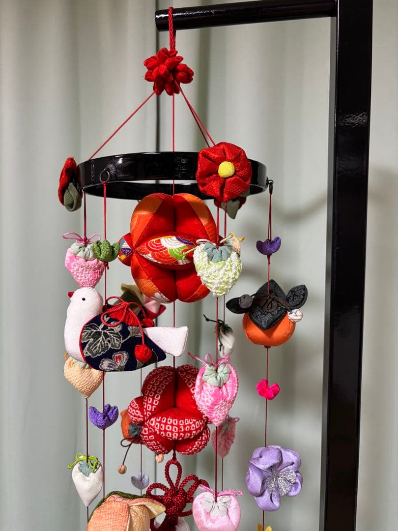 吊るし飾り✾吊るし雛✾ハンドメイド✾桃の節句✾着物リメイク✾正絹