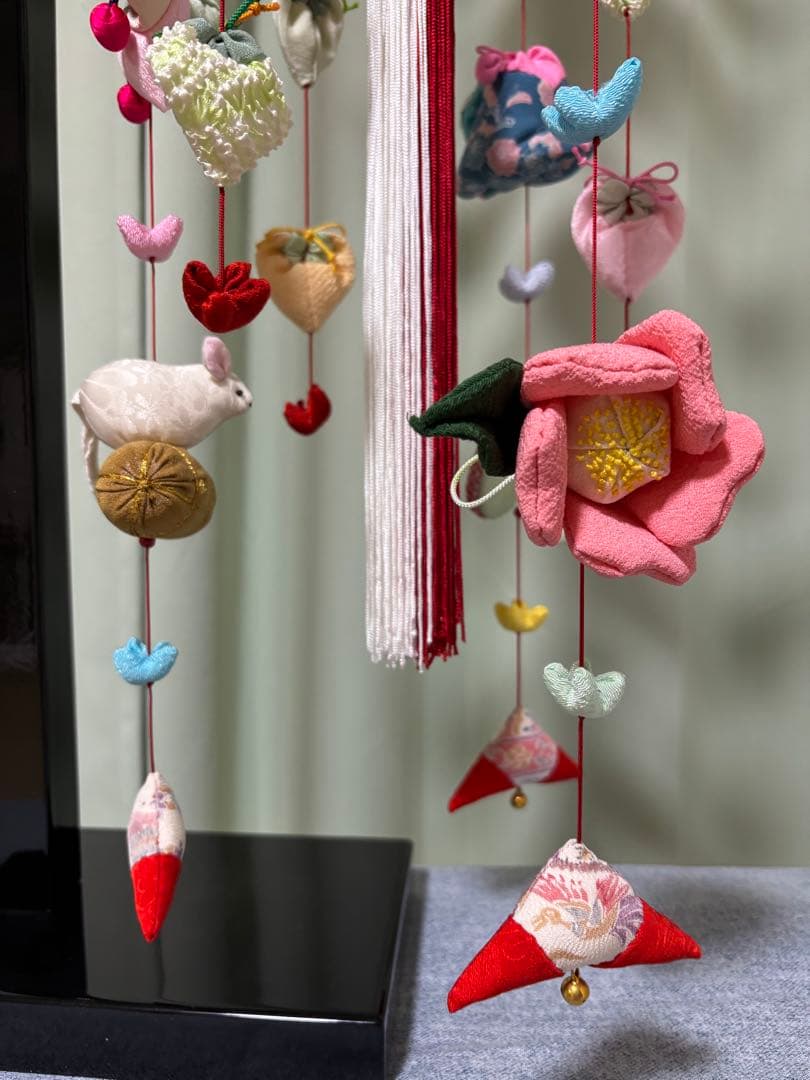 吊るし飾り✾吊るし雛✾ハンドメイド✾桃の節句✾着物リメイク✾正絹
