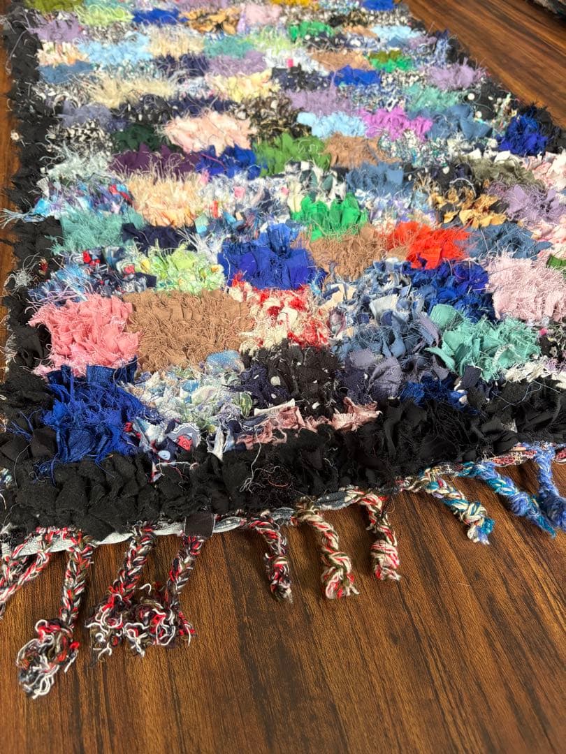 ピ*ピ様 モロッコ　ボシャルウィット ラグ　ハンドメイド カーペット ヴィンテー