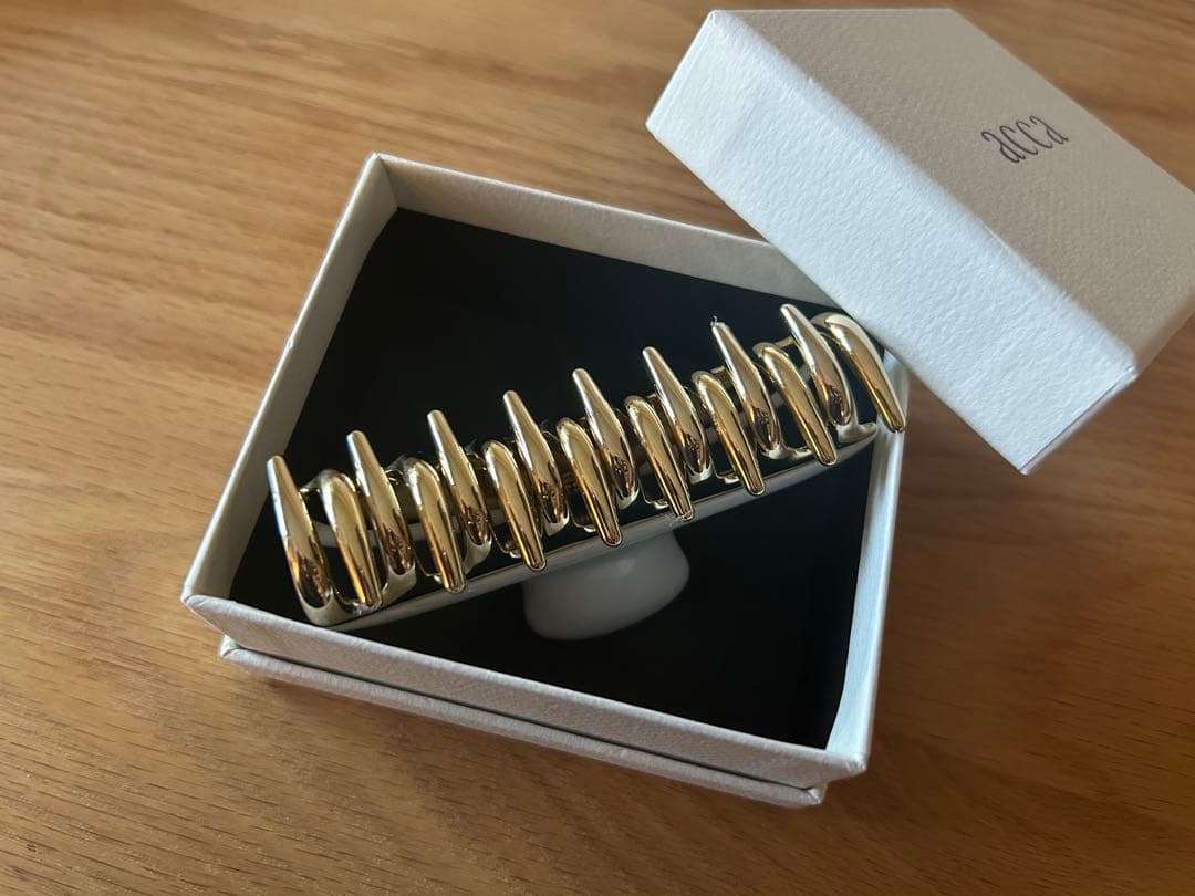 ぱんこさま専用ACCAアッカ　バービー クリップ Lサイズ　大理石ホワイト