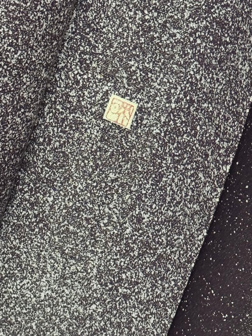 [作家物] 振袖　正絹　成人式　結婚式　紫　水色　たたき　高身長　縮緬　卒業式