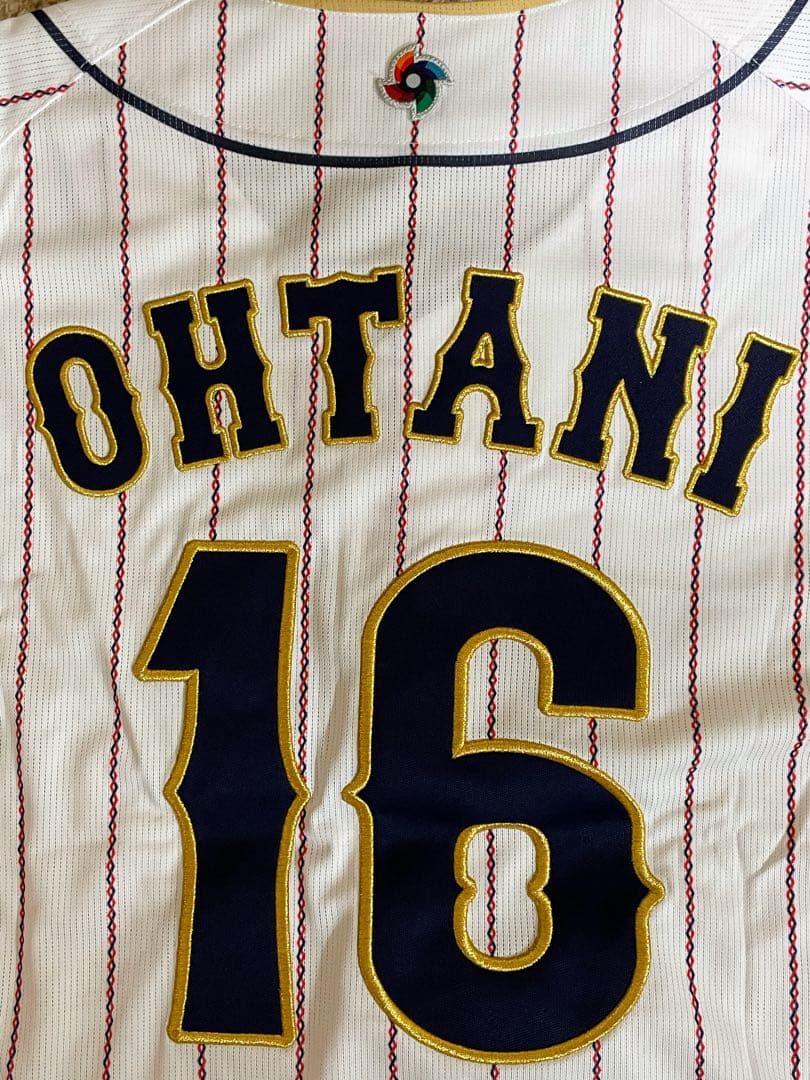 大谷翔平 侍JAPAN WBCホーム刺繍ユニホーム