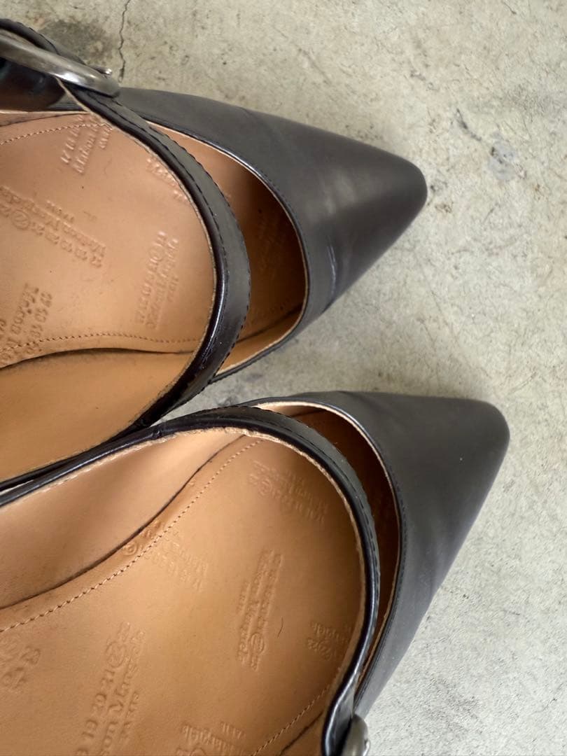 超美品　メゾンマルジェラ　ハイペリオン　メリージェーン　ポインテッドトゥ