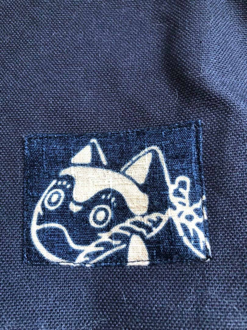 ハンドメイド●超特大大容量★箱ティッシュ4箱入るがま口リュック、前掛けバッグ