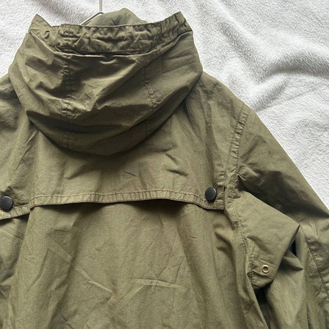 【古着】Barbour バブアー　フーデッドジャケット　Sサイズ　カーキ
