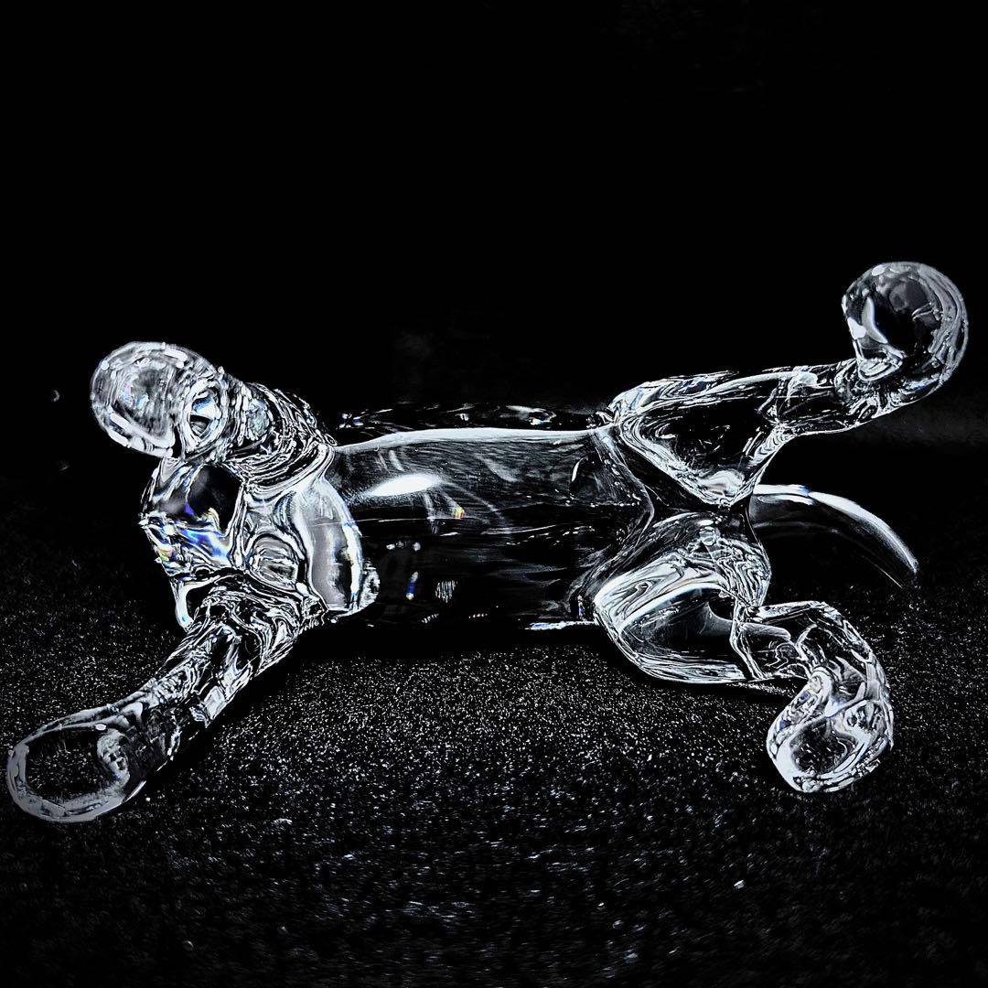 【美品】Baccarat バカラ ラブラドールレトリバー 犬 大型 置物