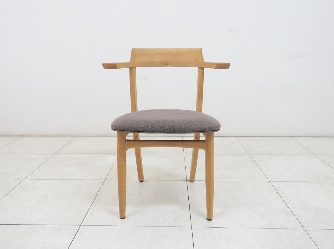 ★美品★柏木工 ソフィー ダイニングチェア オーク無垢 張座 IDC大塚家具 ②