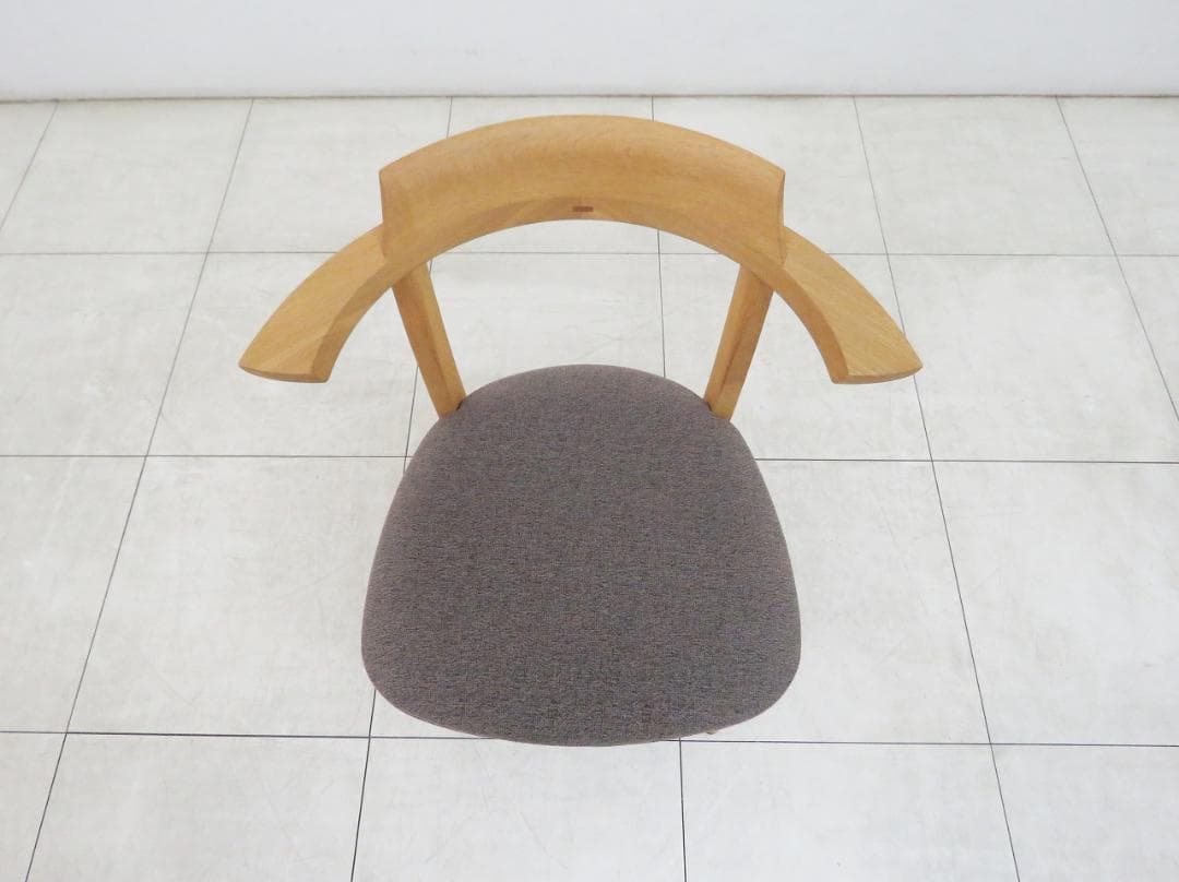 ★美品★柏木工 ソフィー ダイニングチェア オーク無垢 張座 IDC大塚家具 ②