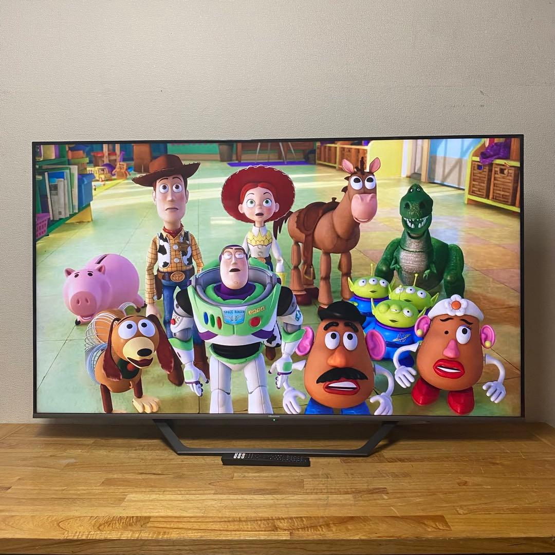 ハイセンス 65V型 4K液晶テレビ 65U7FG スマートテレビ 動画アプリ○