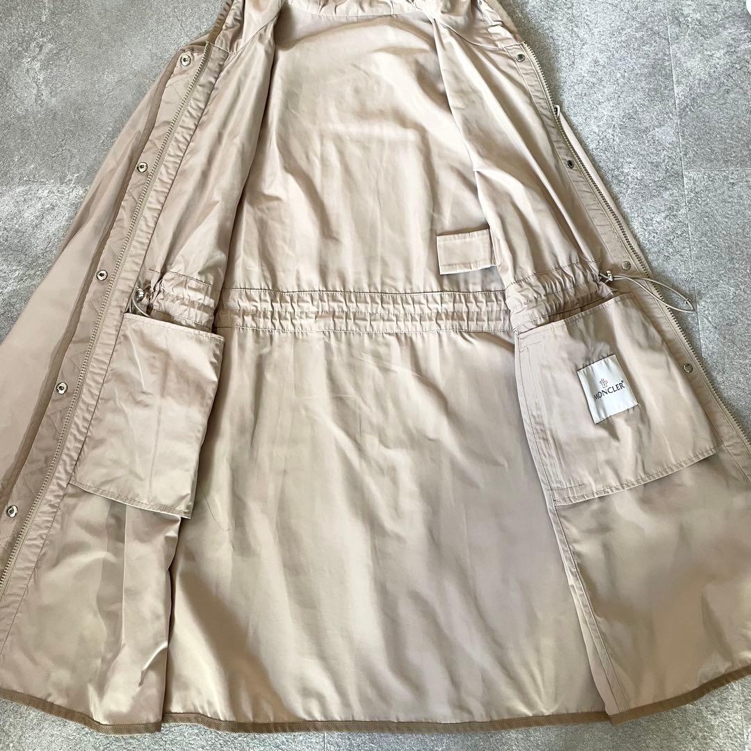 極美品★モンクレール　LEBRIS ロングパーカー　レディース　ベージュ系　1