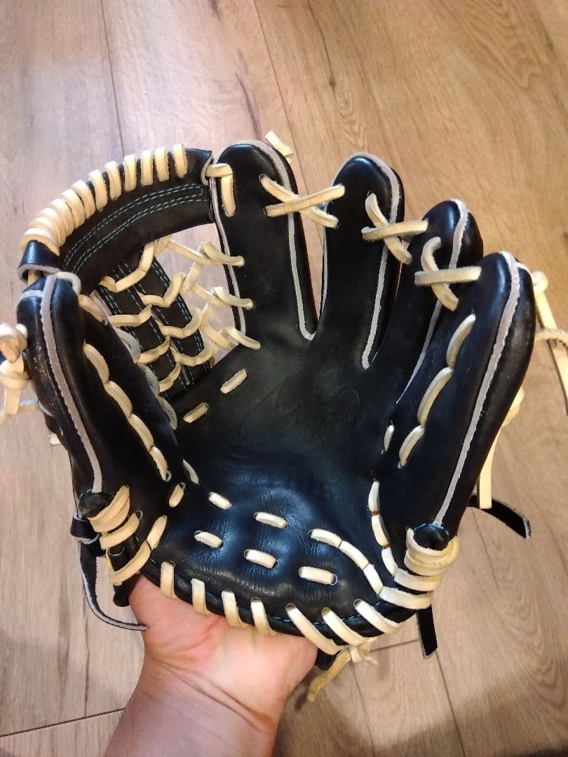 Zeems 軟式グローブ 黒/ベージュ　少年用