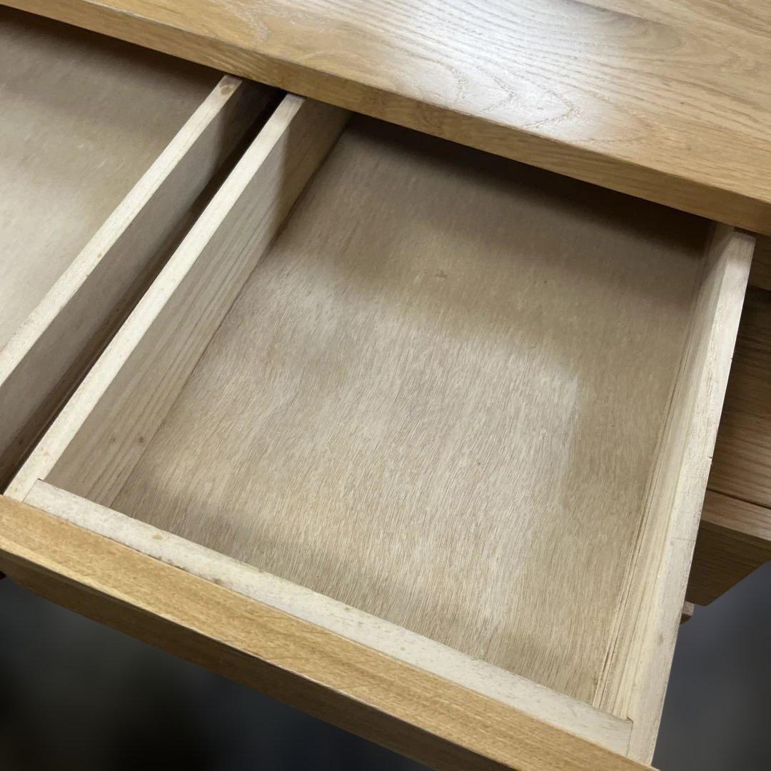 【無印良品】デスク・チェア・ワゴンの学習机セット◆オーク材