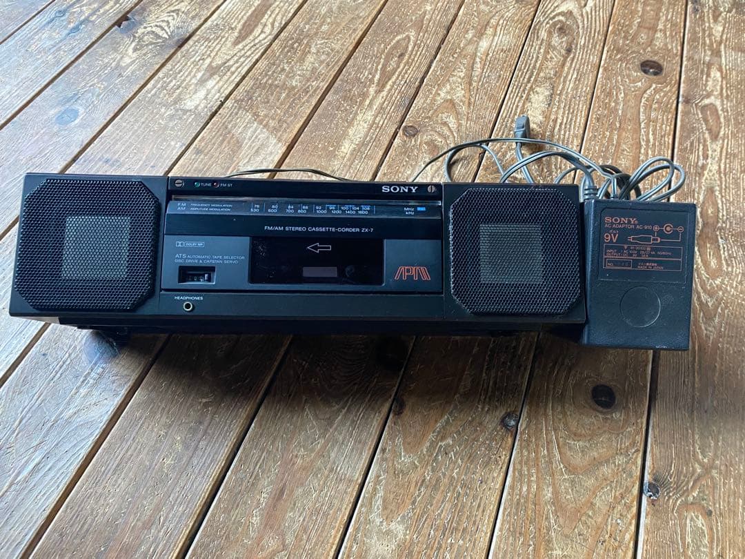 ONY ZXー7 AM FM ステレオカセットレコーダー