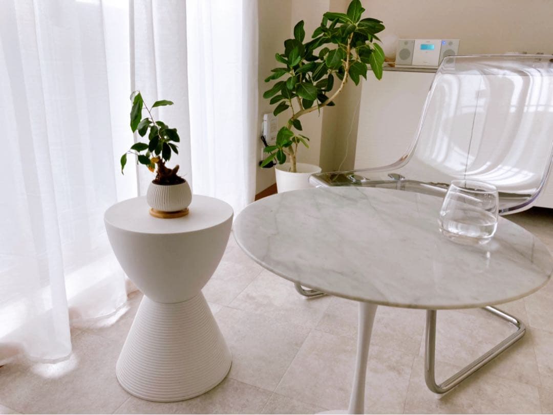 大理石サイドテーブル