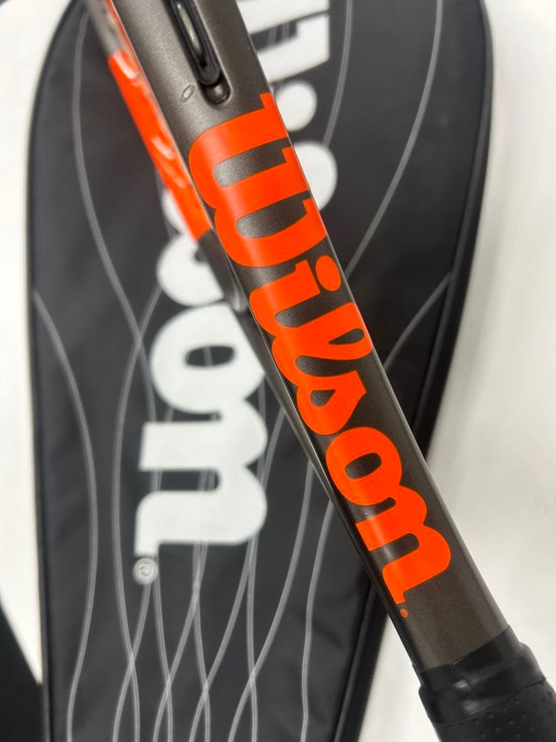 Wilson テニスラケット オレンジ/ブラック