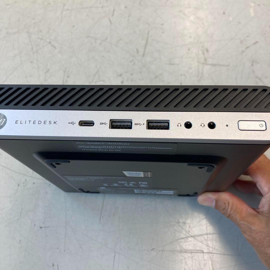 ミニPC #N HP EliteDesk800G4DM 35W i7 16G SSD256