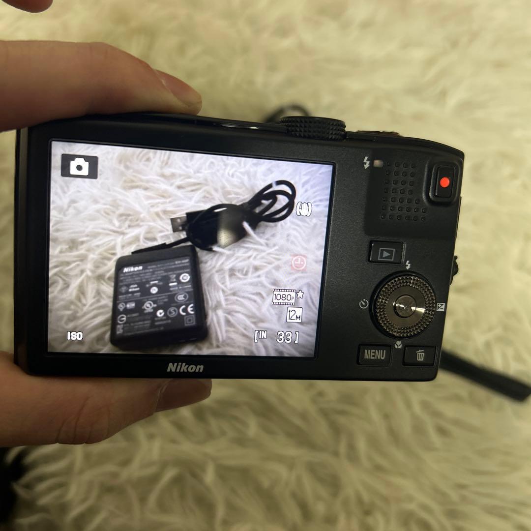 【一部訳あり】Nikon COOLPIX S8100 ブラック　動作確認済み