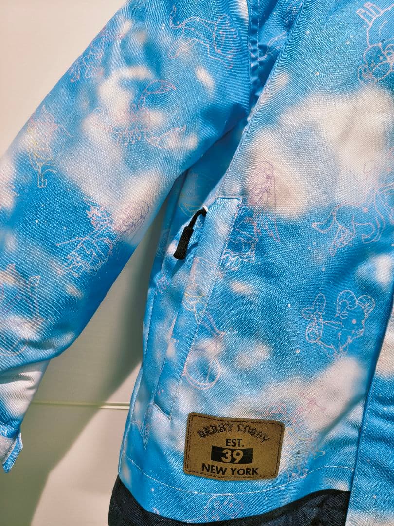 【新品】コスビー　cosby　スキーウェア　雪遊び　セパレート　上下セット　水色